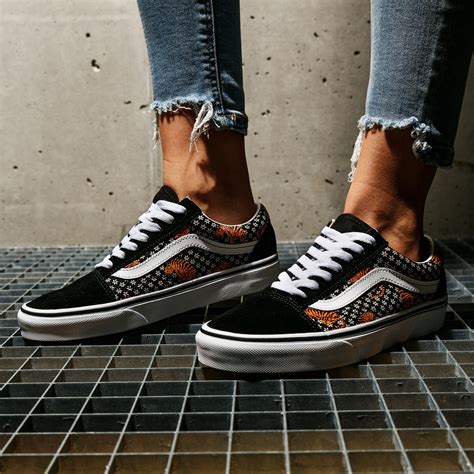 vans schuhe schwarz damen